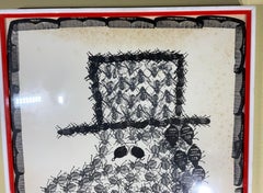 Funky Vintage Silk Screen Lithograph