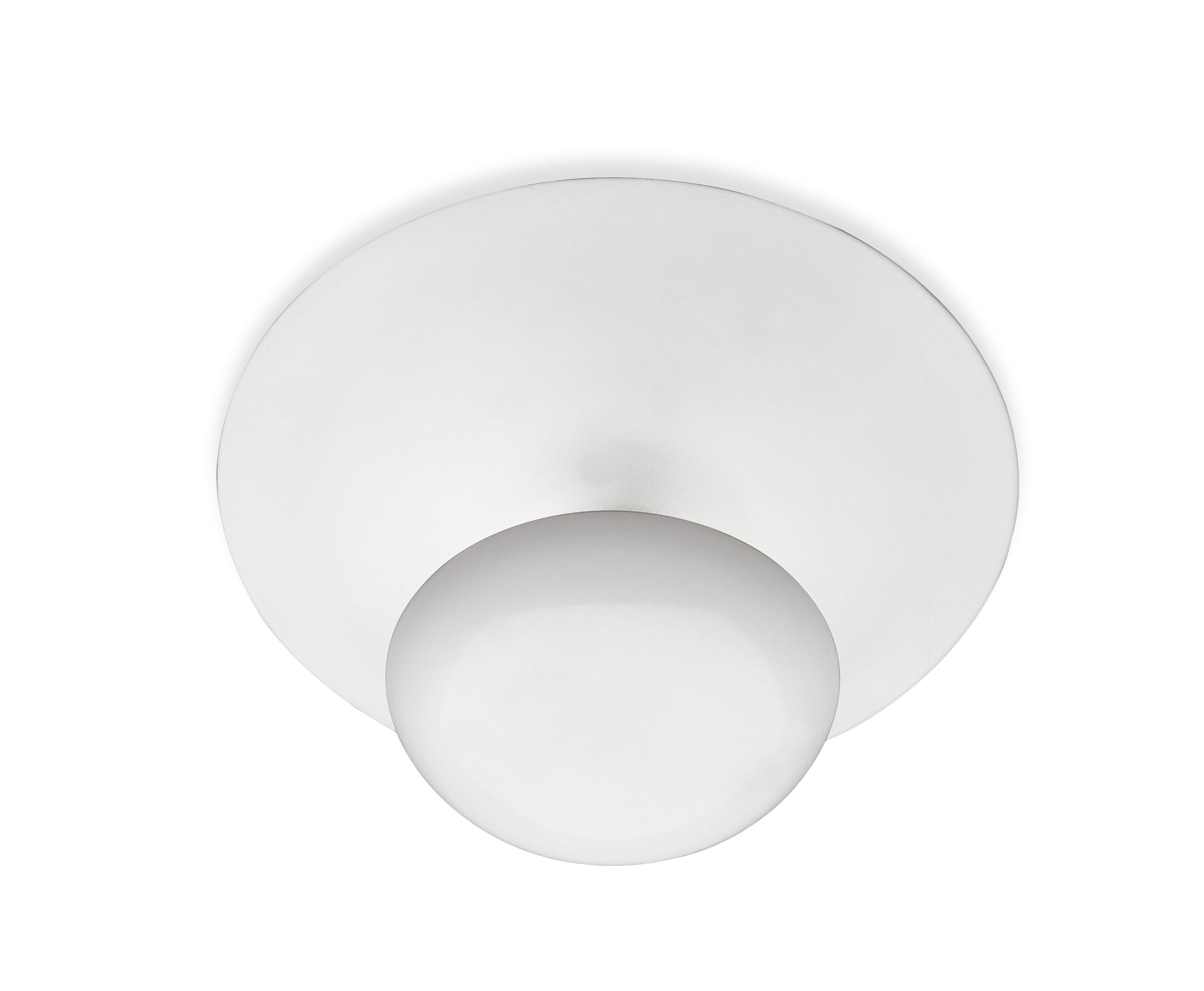 Funnel LED Ceiling/Wall Light in Matte White For Sale 3