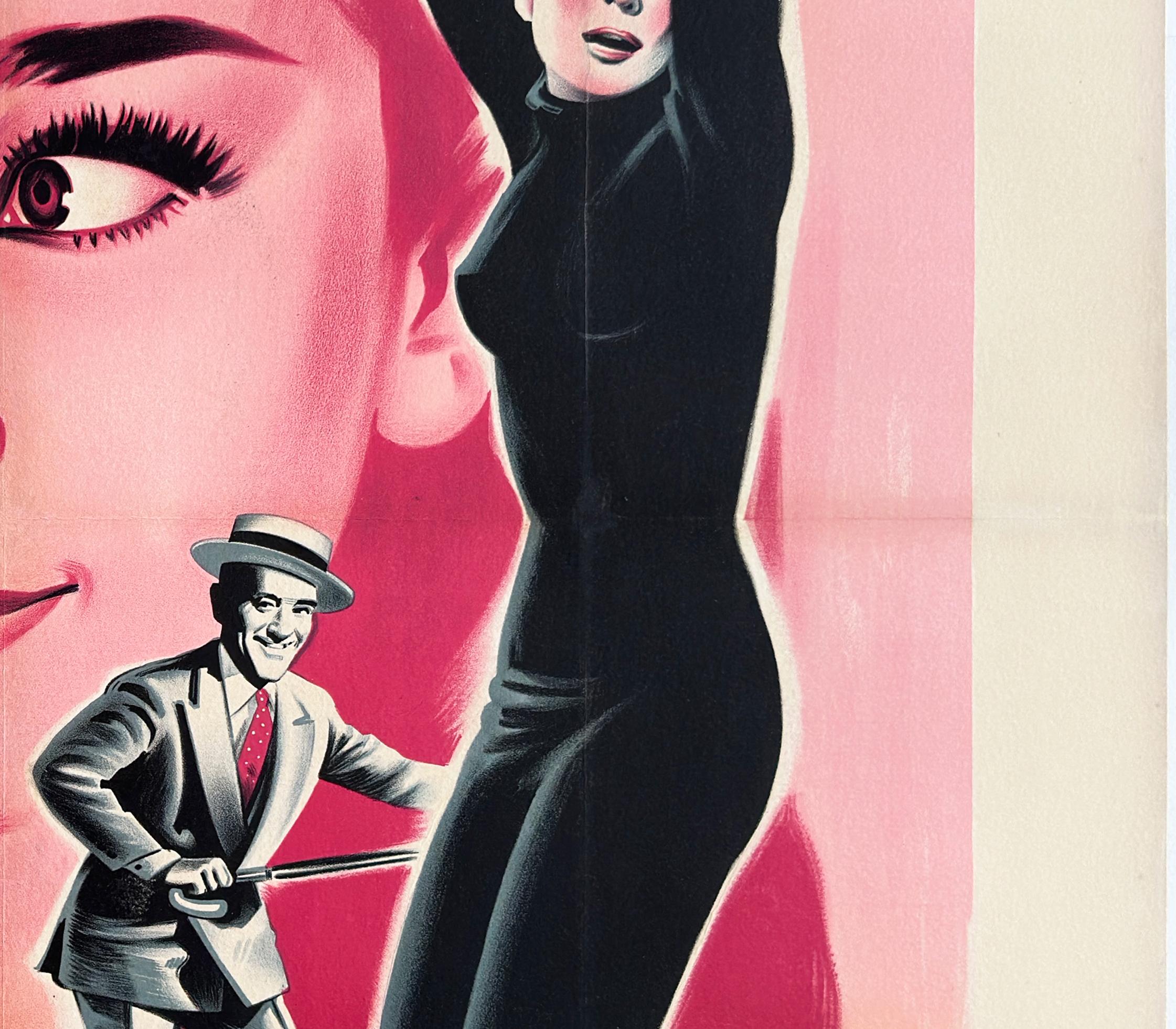 Funny Face 1957 French Grande Film Poster, Boris Grinsson For Sale 1