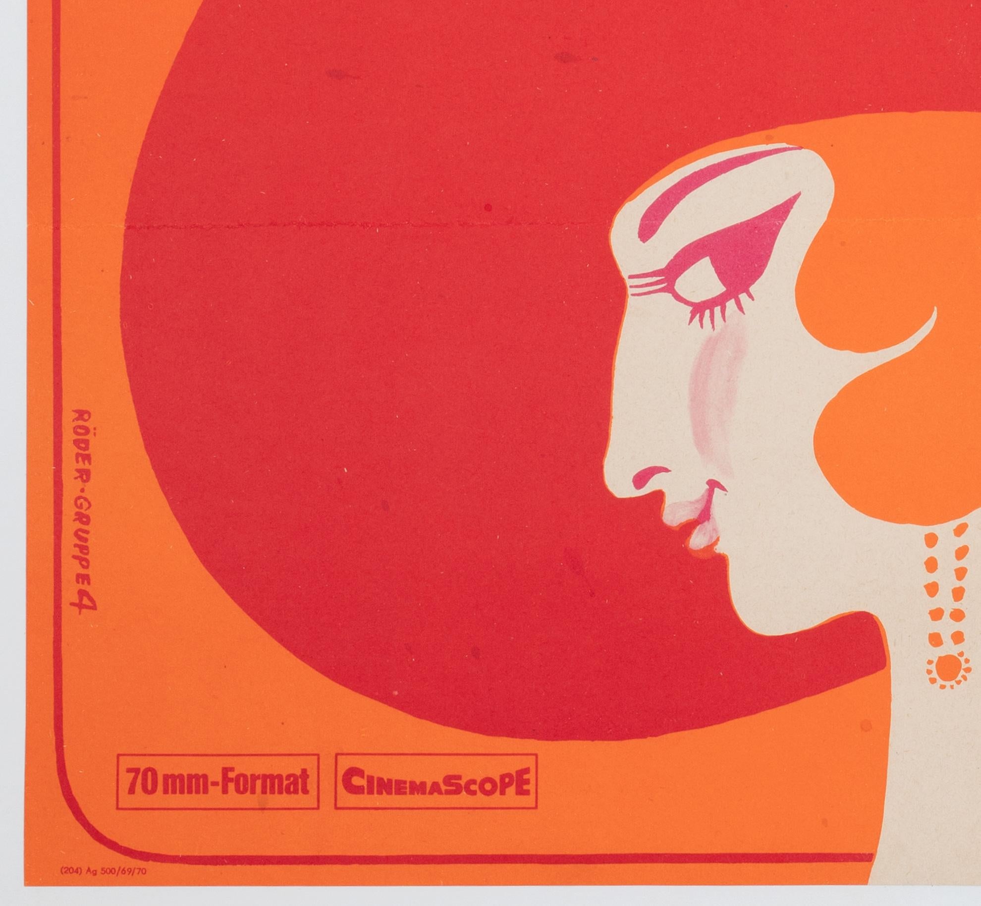 Funny Girl 1970 Ostdeutscher A1 Film Filmplakat, Roeder im Angebot 1