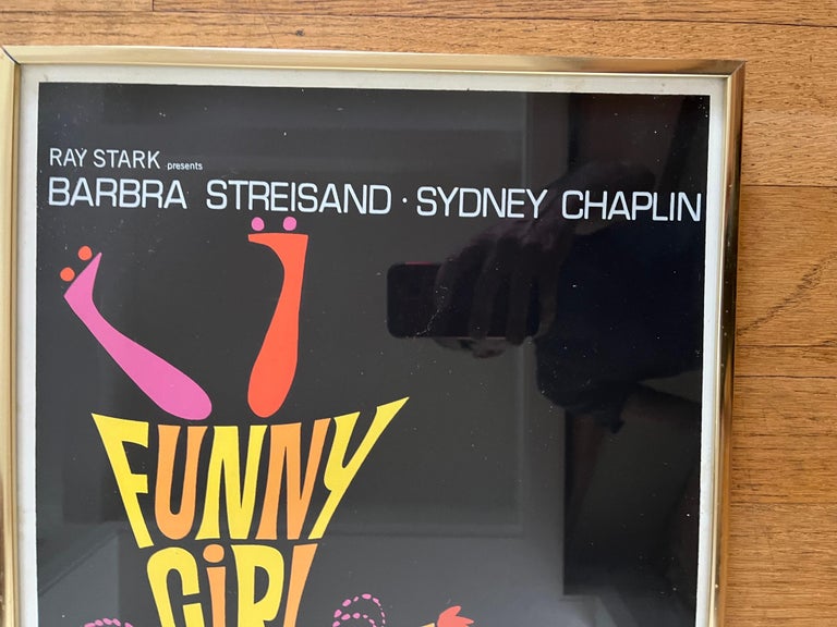 Funny Girl, Broadway Musical Window Card Poste, Barbra Streisand, 1964