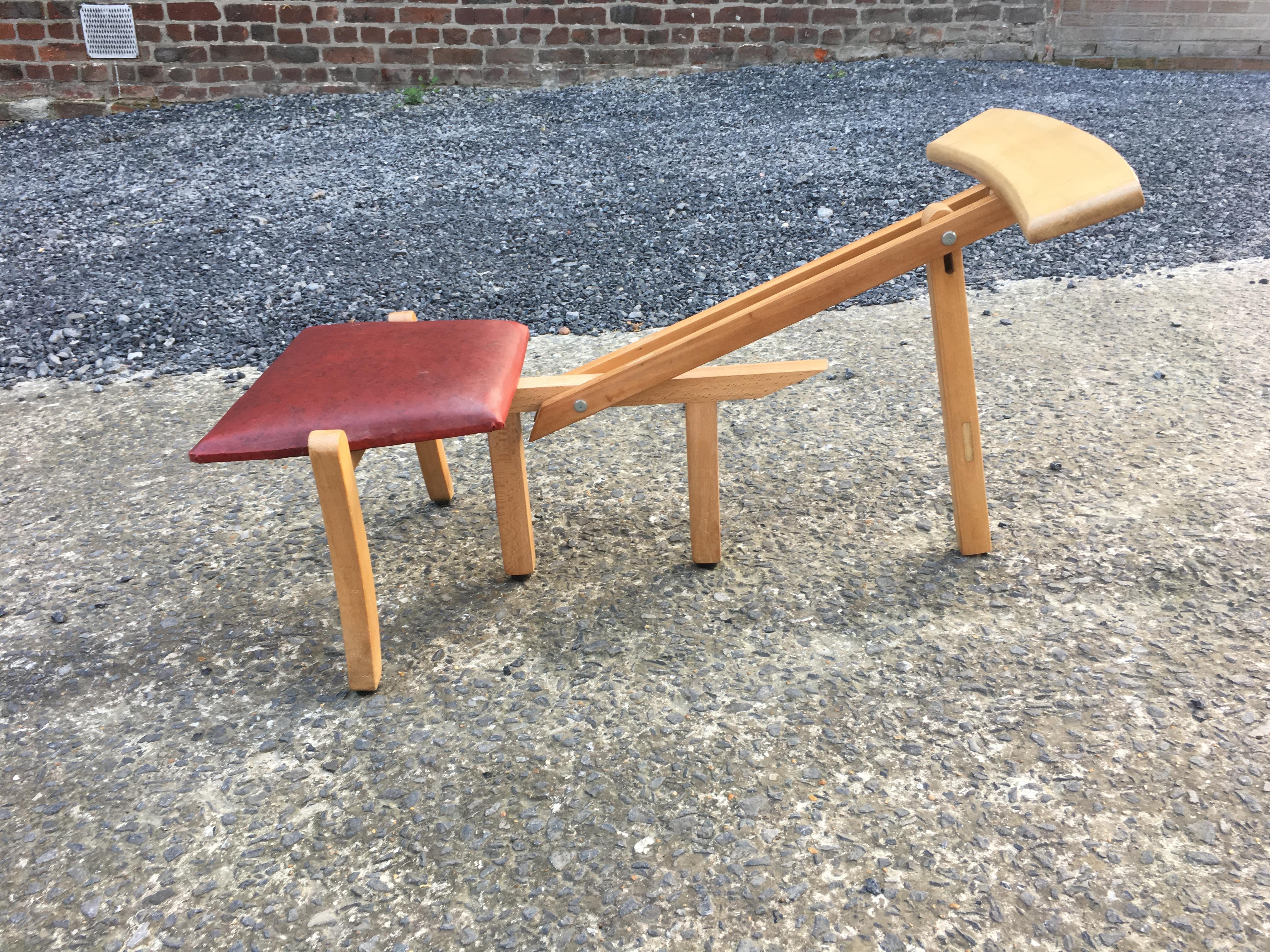 Funny Prototyp-Stuhl mit System, ca. 1970–1980 (Moderne der Mitte des Jahrhunderts) im Angebot