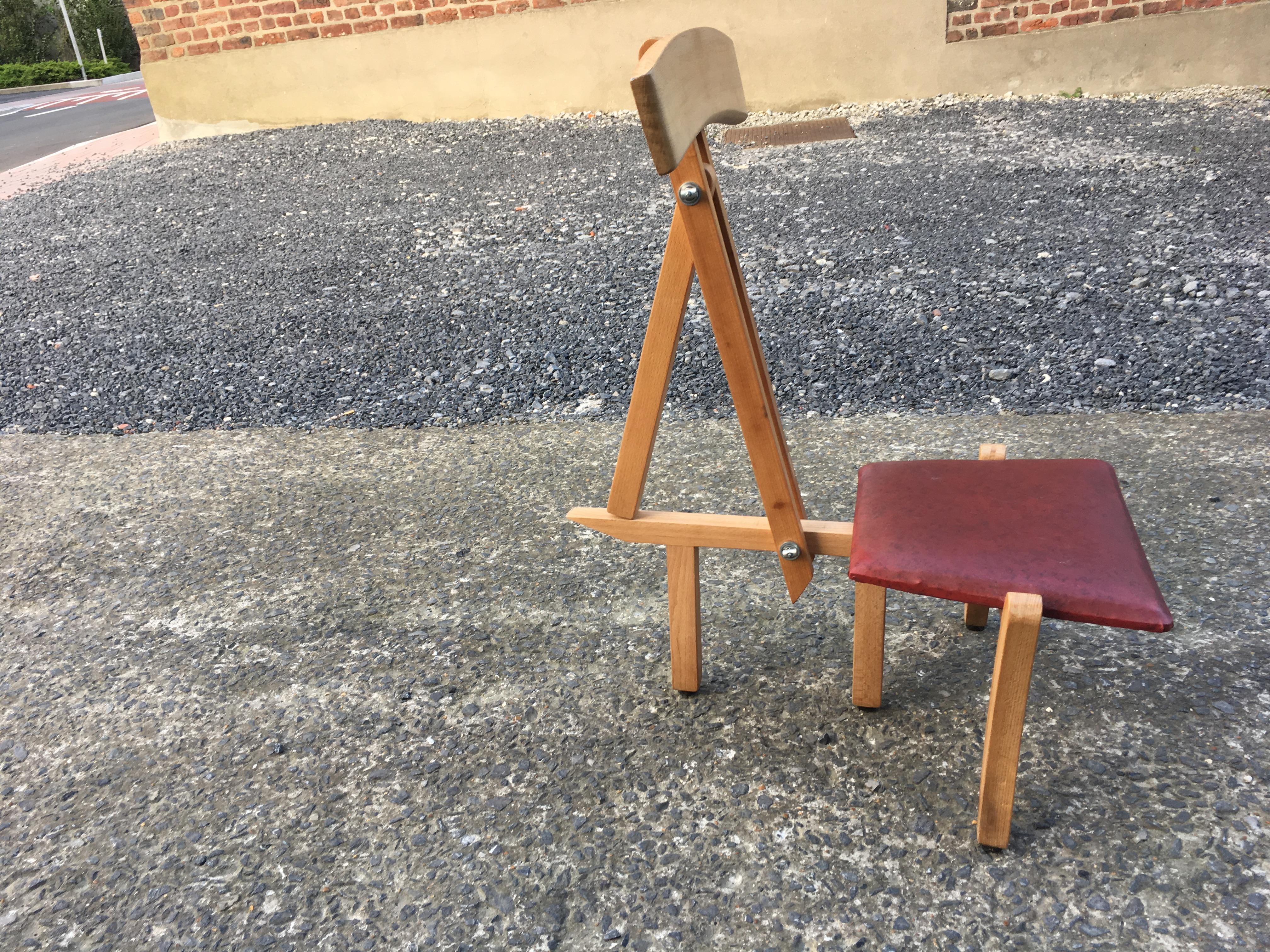 European Funny Prototype Chair with System, circa 1970-1980 For Sale