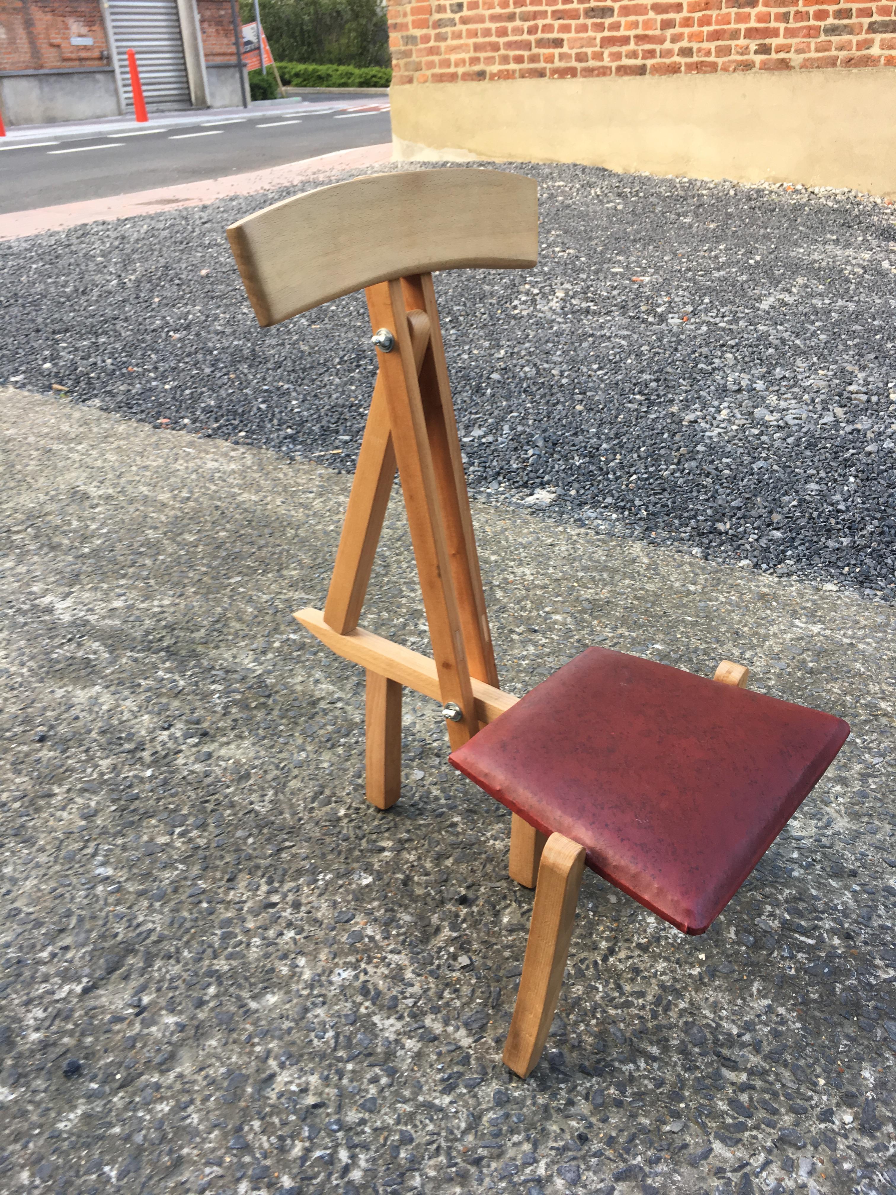 Funny Prototype Chair with System, circa 1970-1980 In Good Condition For Sale In Saint-Ouen, FR