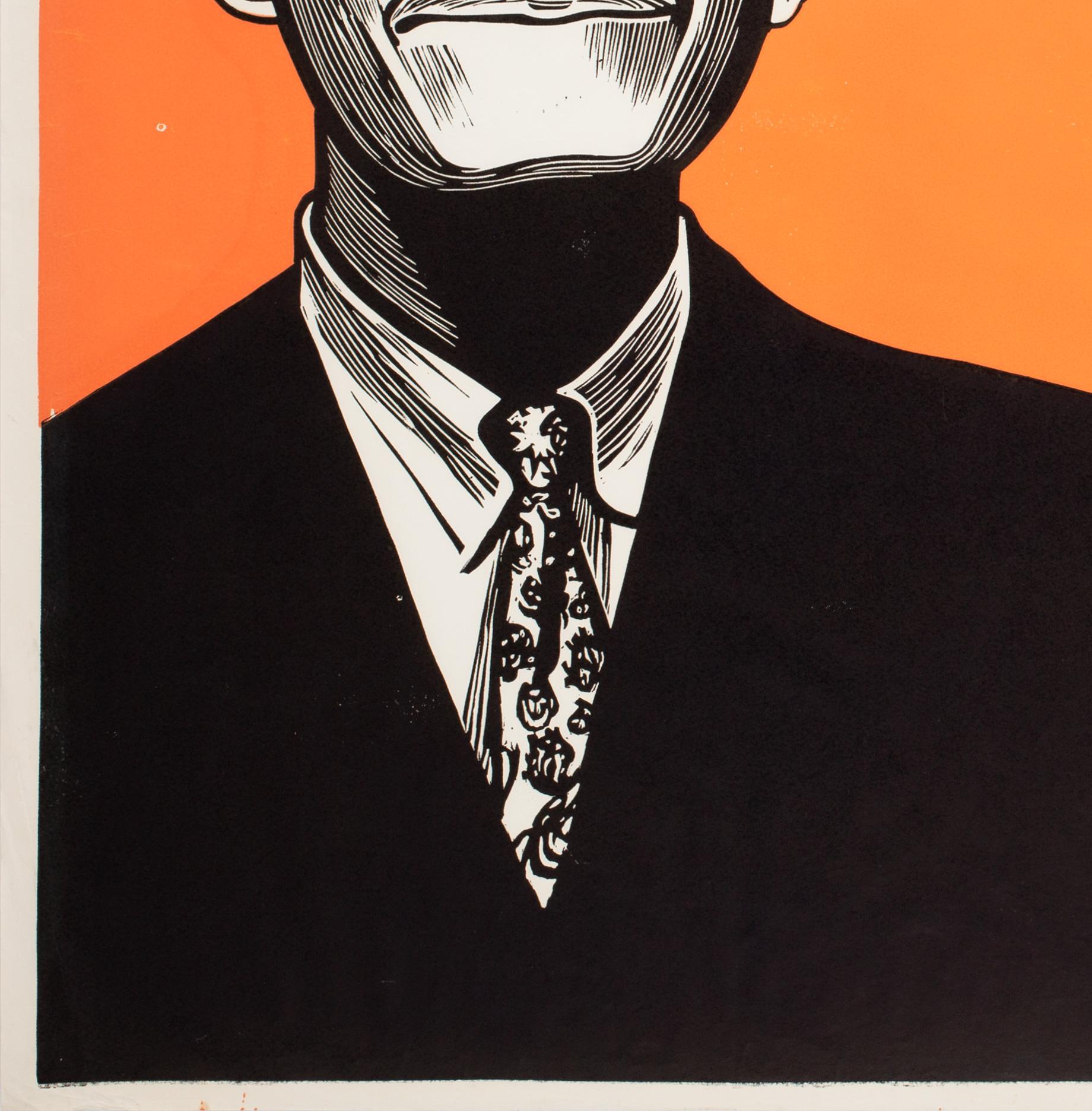 Funnyman 1968 Academy Cinema UK Quad Film Poster, Strausfeld in vendita 2