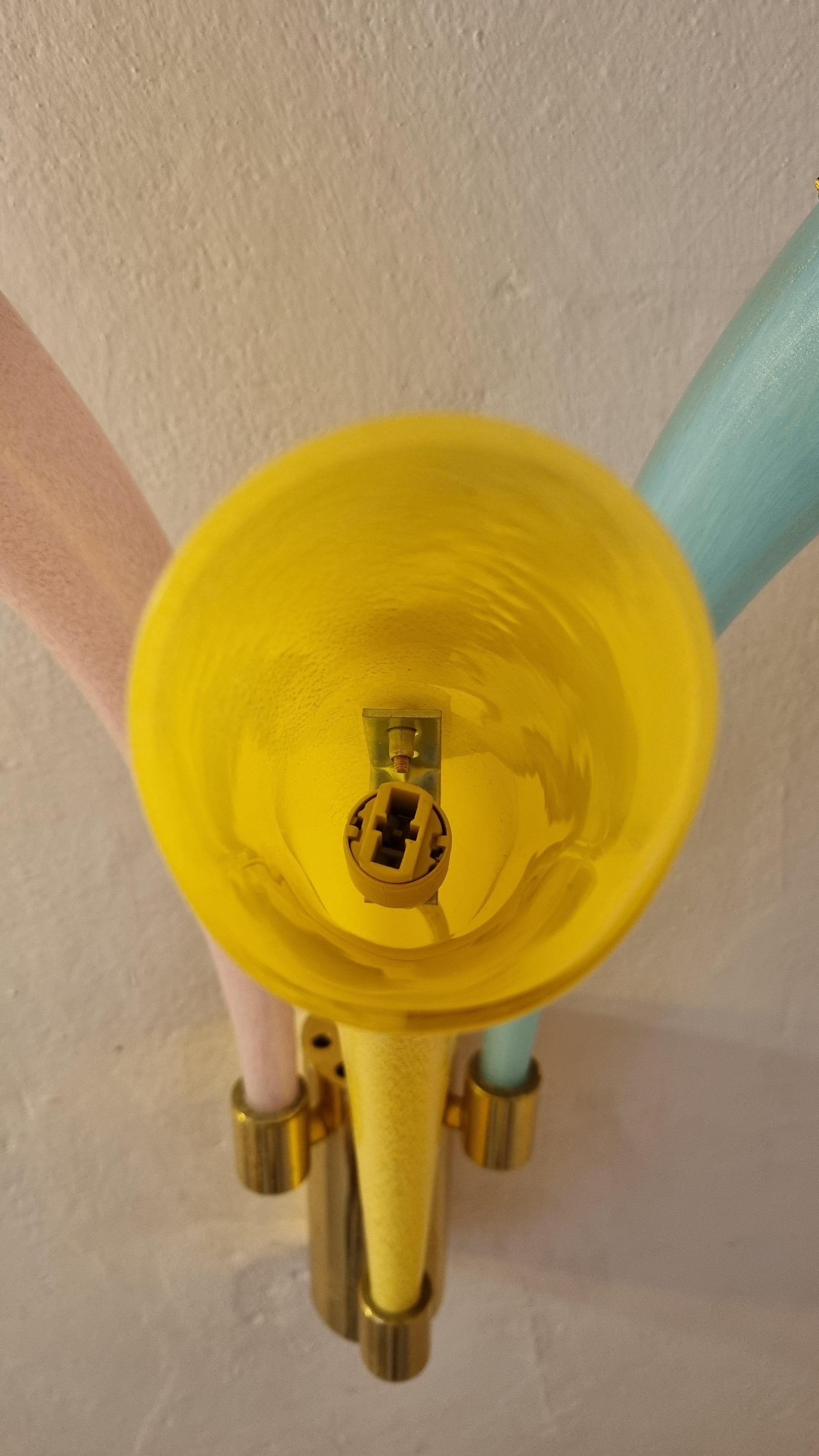 Late 20th Century Fuochi Artificiali wall lamp  by Angelo Barovier for Barovier & Toso  1986 in vendita
