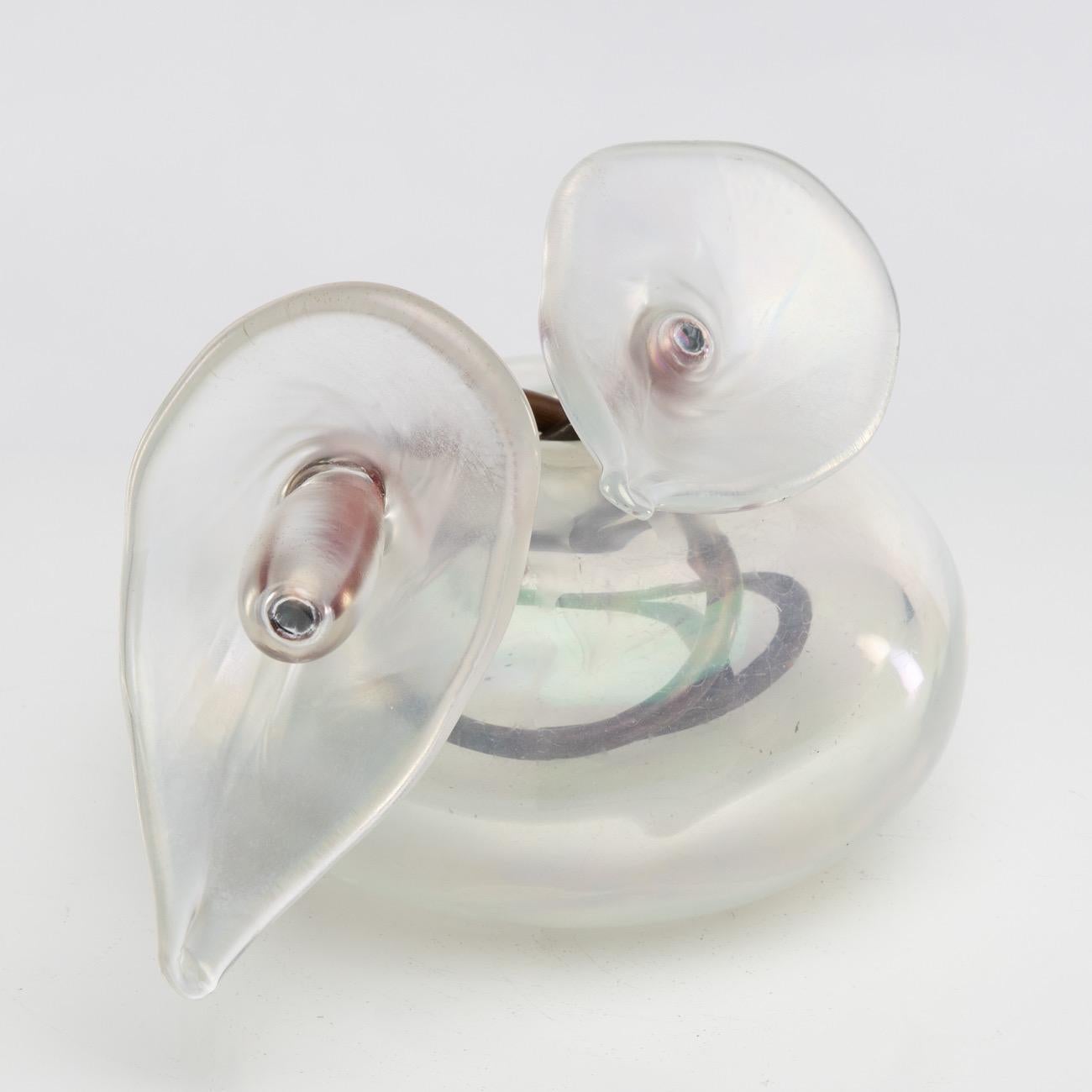 Fuochi Iridati, Blown Glass Sculpture/Vase, Giorgio Vigna, Venini Murano  For Sale 4