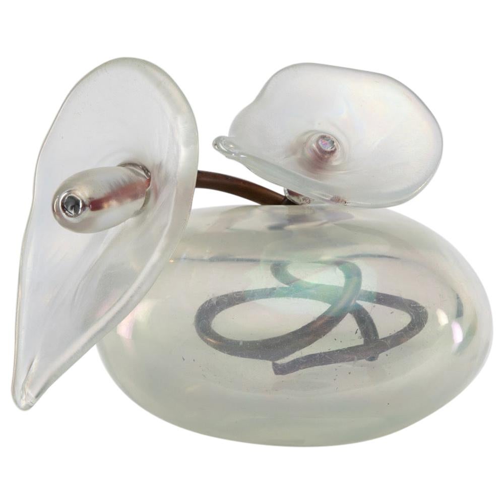 Fuochi Iridati, Scultura/Vaso in vetro soffiato, Giorgio Vigna, Venini Murano