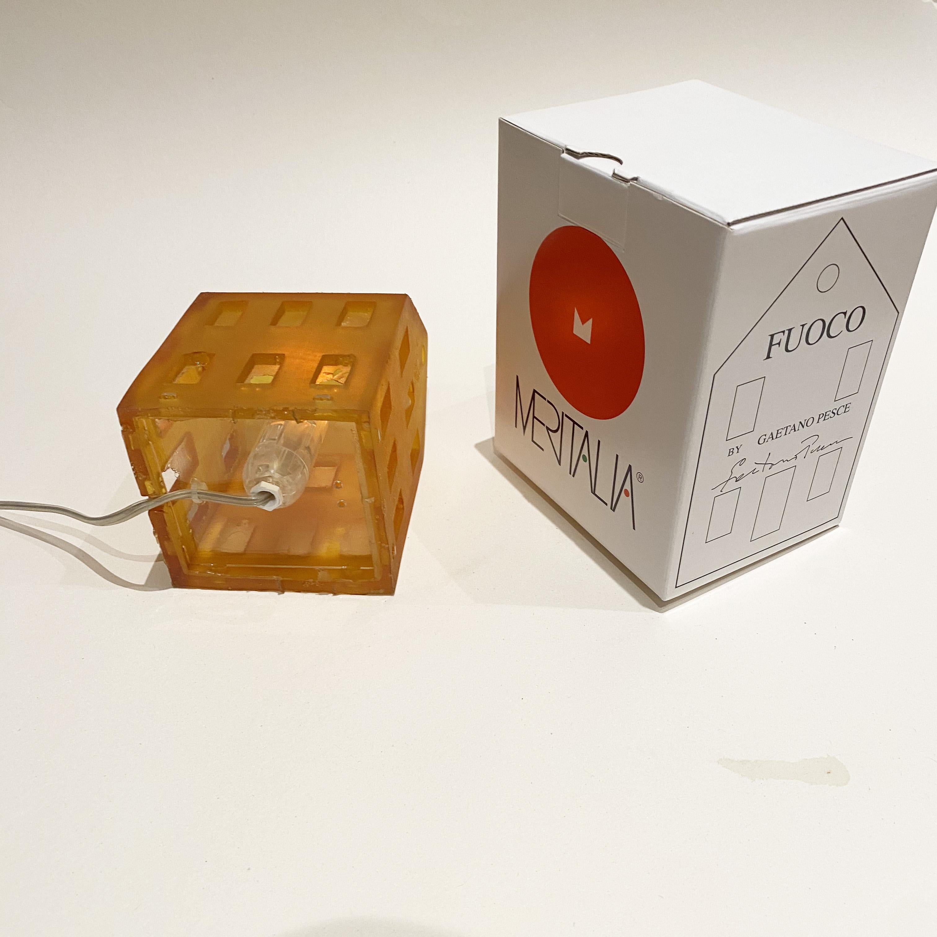 Lampe de table Fuococo de Gaetano Pesce pour Meritalia, Italie, années 2000 en vente 4