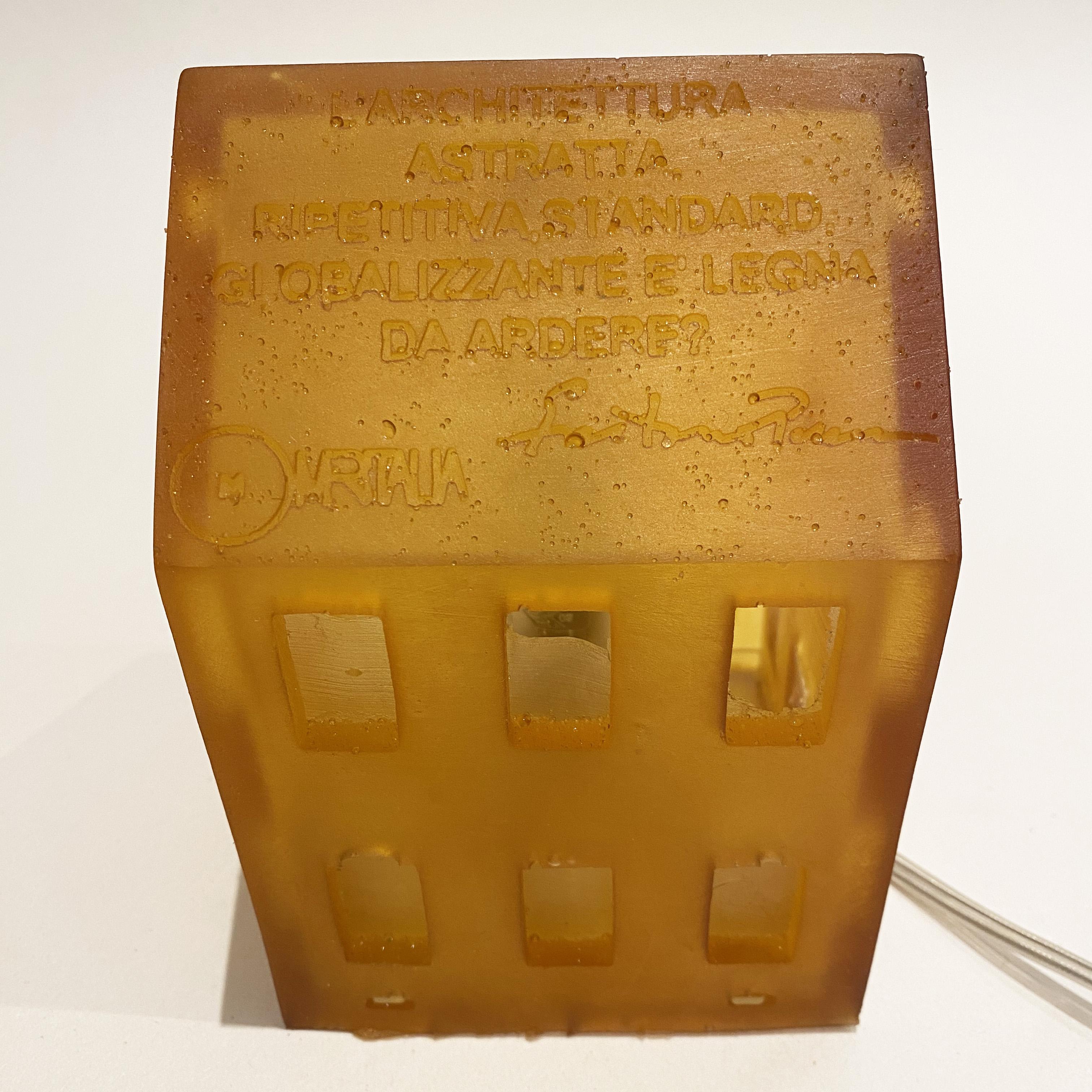 Résine Lampe de table Fuococo de Gaetano Pesce pour Meritalia, Italie, années 2000 en vente