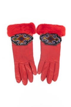 Pelz- und Lederhandschuhe