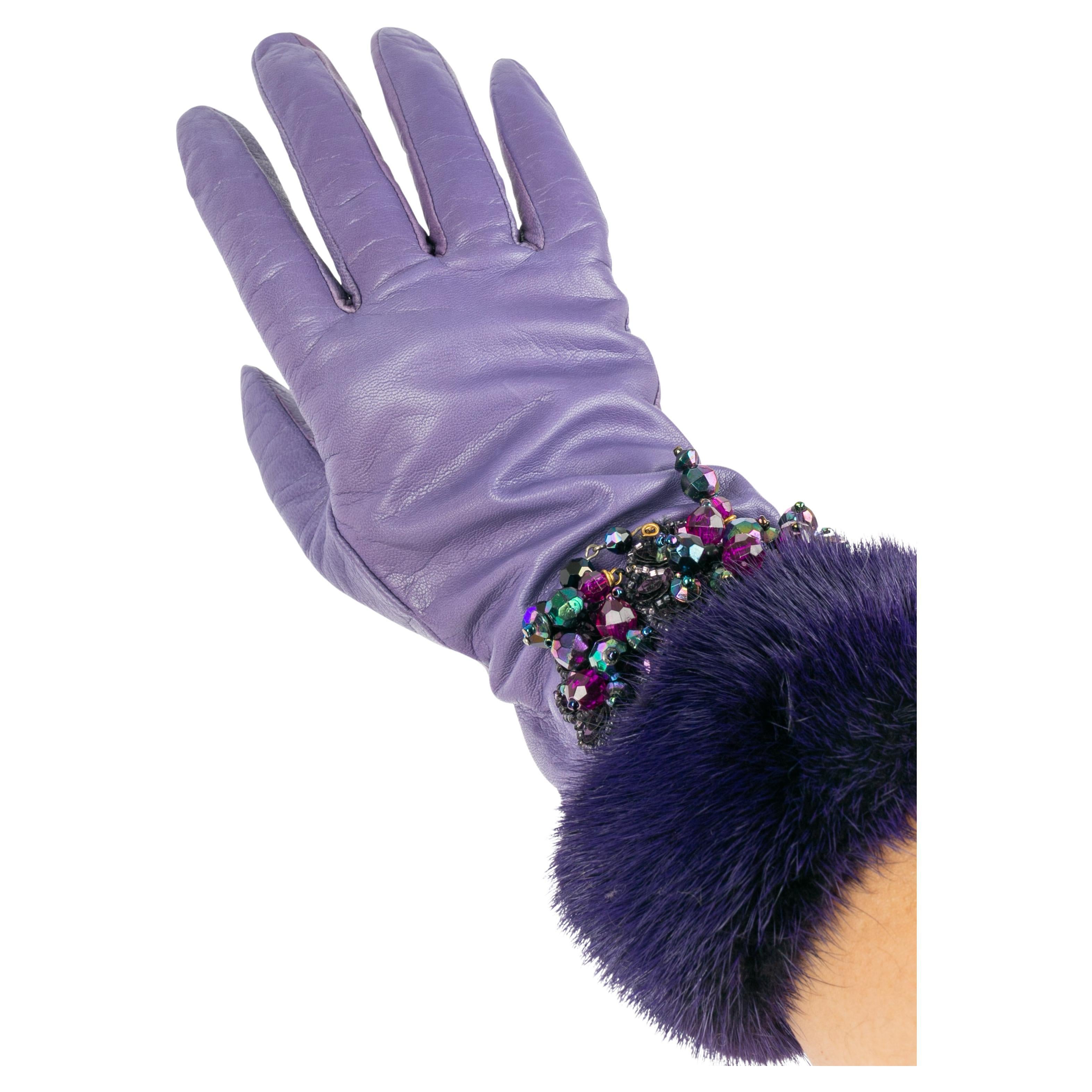 Pelz- und Lederhandschuhe