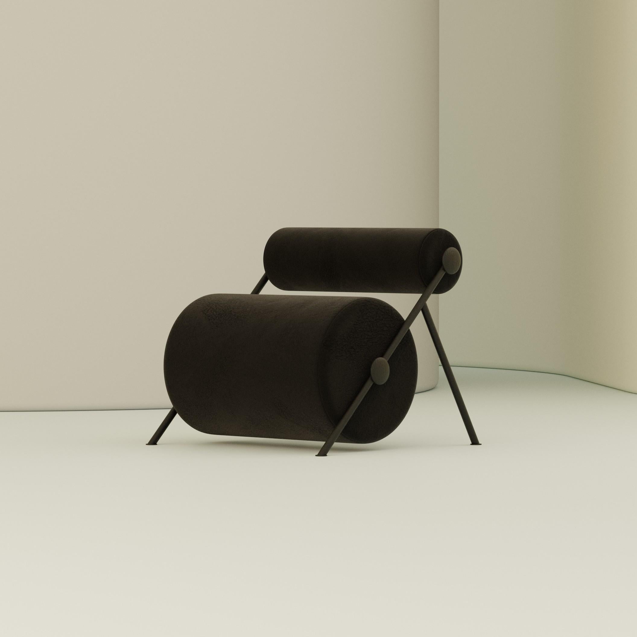 Fur Armchair in Brazilian Contemporary Style For Sale 7