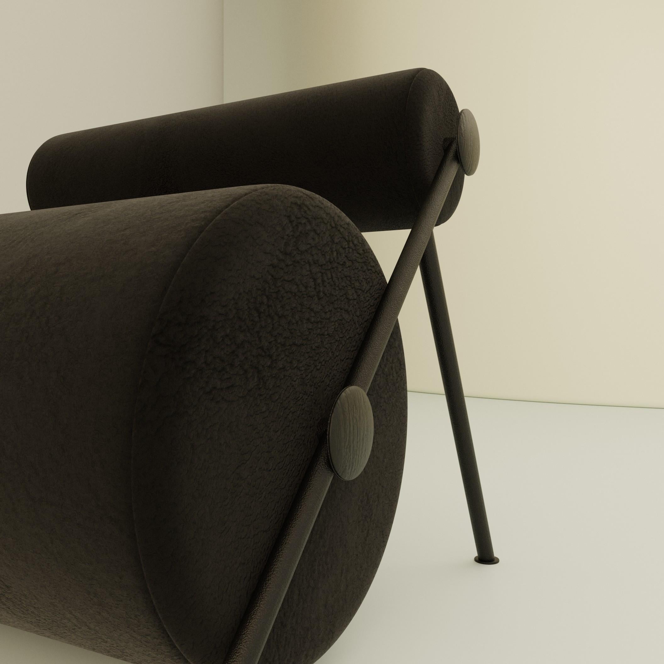 Fur Armchair in Brazilian Contemporary Style For Sale 10