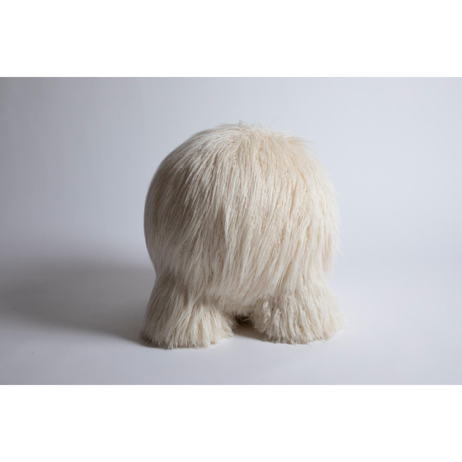 Fur Atlas stool by Pietro Franceschini
Sold exclusively by Galerie Philia
Manufacturer: Stefano Minotti
Dimensions: W 49 x H 52 cm
Materials: Fur
Available materials: Lamb/bouclé, gold leaf/cast brass

Pietro Franceschini is an architect and