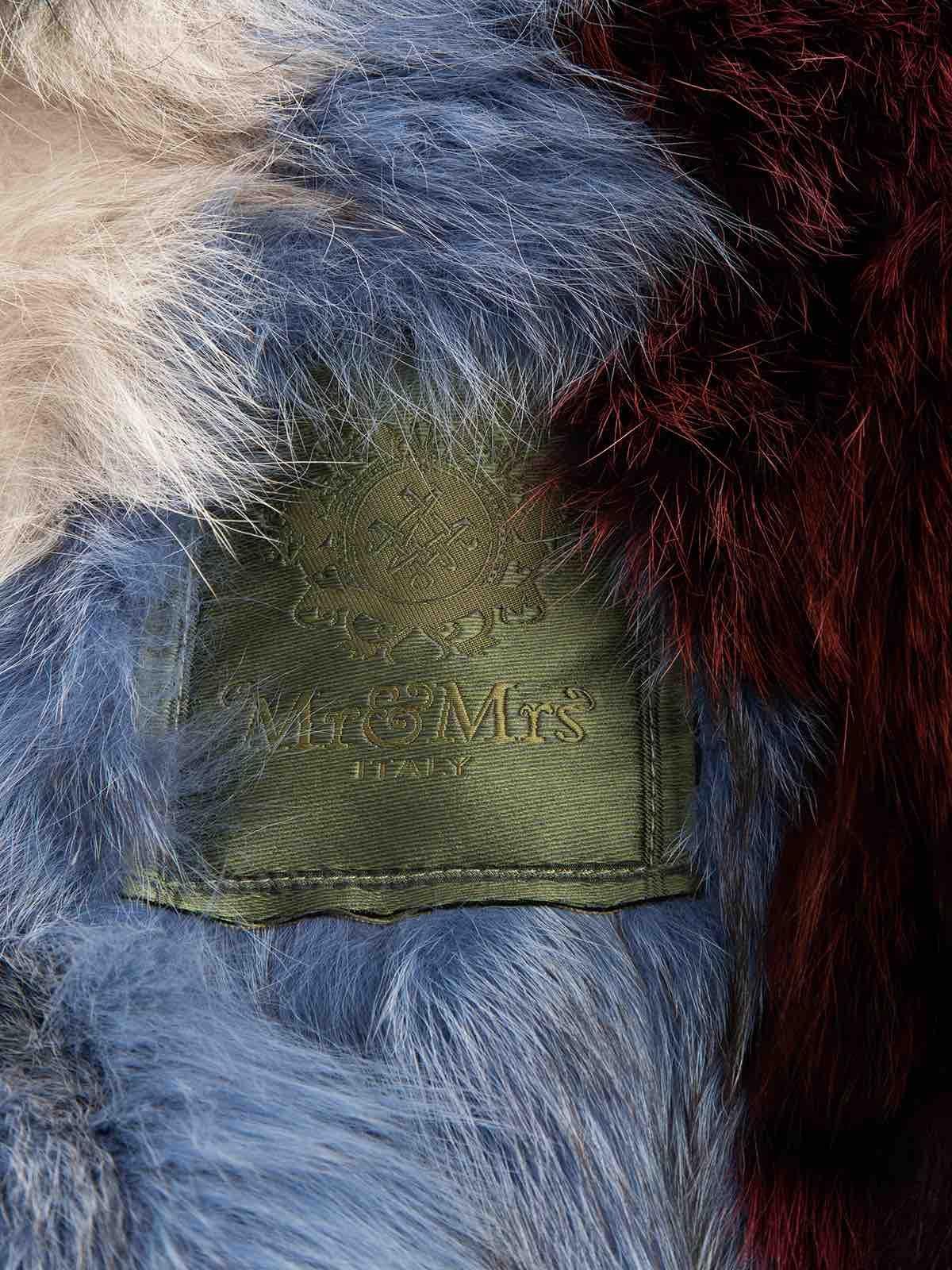 Mr & Mrs. Italy Fur Lined Parka with Hood Size S 1