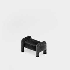 Ottoman, Bench, Upholstered by Fur, Modern Design