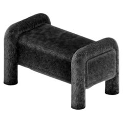 Ottoman, Bench, Upholstered by Fur, Modern Design