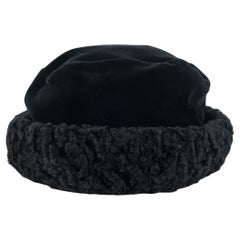 Cappello di pelliccia a forma di cuscino