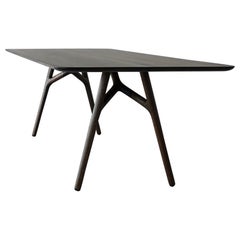 Mesa de comedor moderna de madera maciza Furcula de Izm Design
