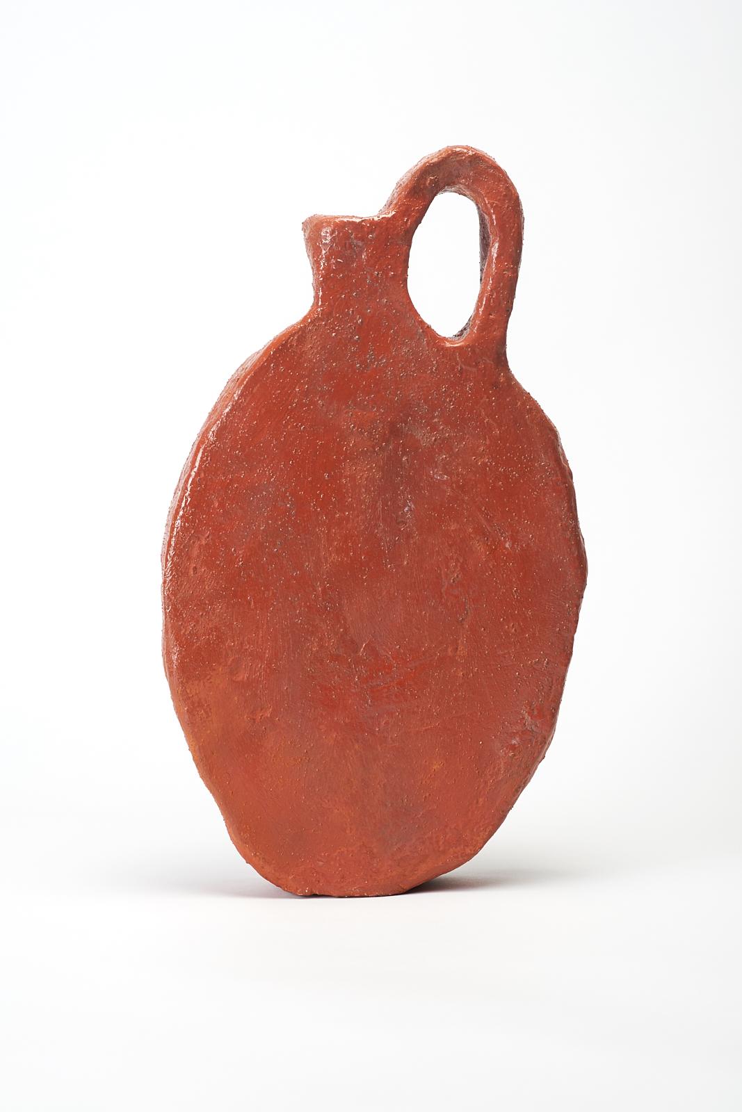 Furi Vase by Willem Van Hooff
Core Vessel Series
Dimensions: W 23 x D 10 x H 41 cm (Dimensions may vary as pieces are hand-made and might present slight variations in sizes)
Materials: Earthenware, ceramic, pigments, glaze

Core is a series of flat