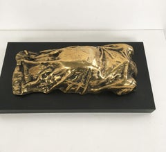 1980 Italy Bronze Abstract Sculpture by Furio Giovannacci Indianapolis