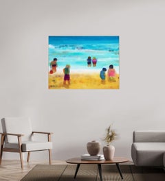 La festa in spiaggia, Fotografia, Getto d'inchiostro d'archivio