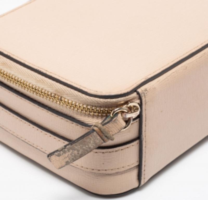 Furla Beige Leather Babylon Crossbody Bag en vente 3