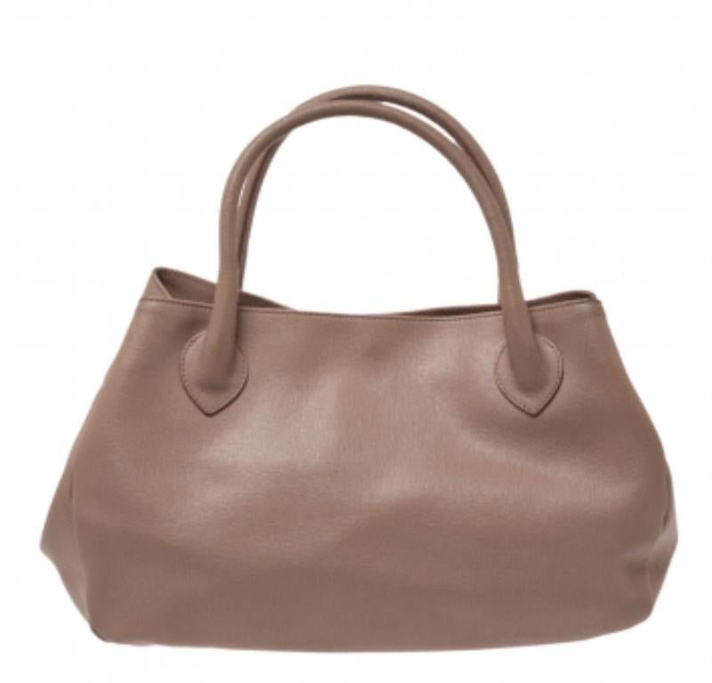 Women's Furla Beige Leather Giselle Tote For Sale