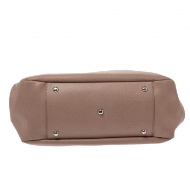 Furla Beige Leather Giselle Tote For Sale 1