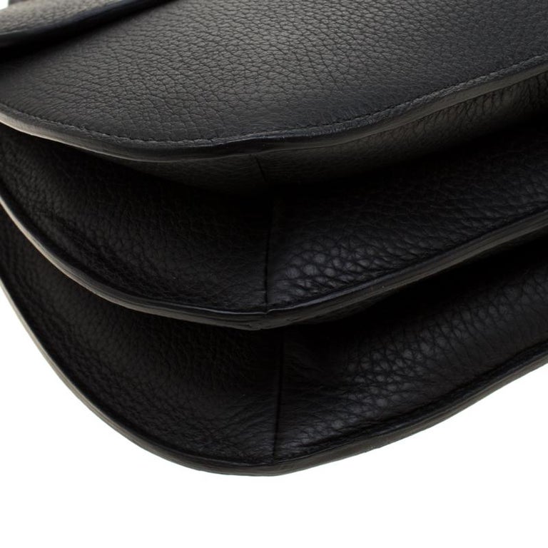 Furla Black Leather Ducale Top Handle Bag For Sale at 1stDibs