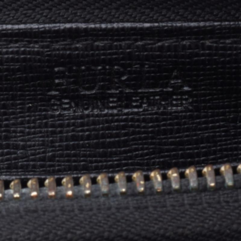 Furla Black Leather Zip Around Wallet 3