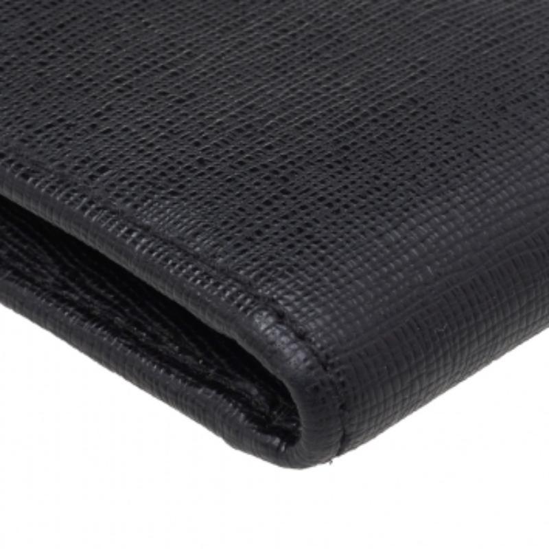 Furla Black Leather Zip Around Wallet 4