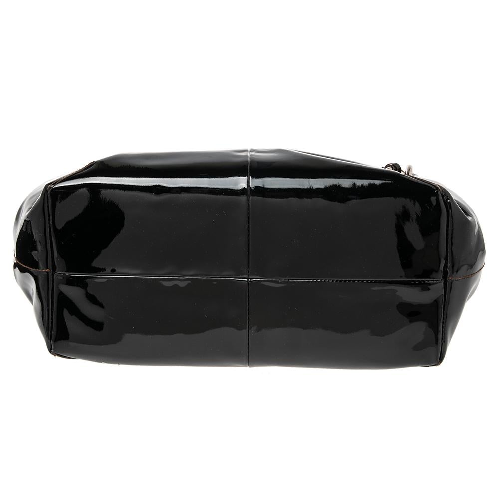 black patent handbags