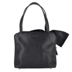 Furla Bow Embellished Leather Bag