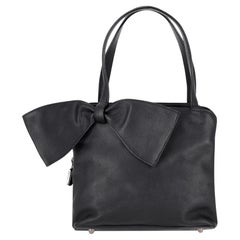 Furla Bow Embellished Leather Bag