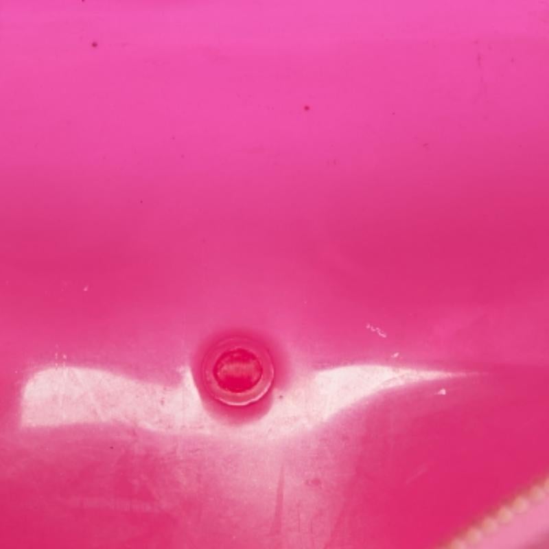 Furla Fuchsia Rubber Candy Satchel For Sale 4