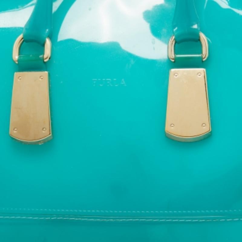 Cartera de Goma Furla Verde Caramelo en venta 3