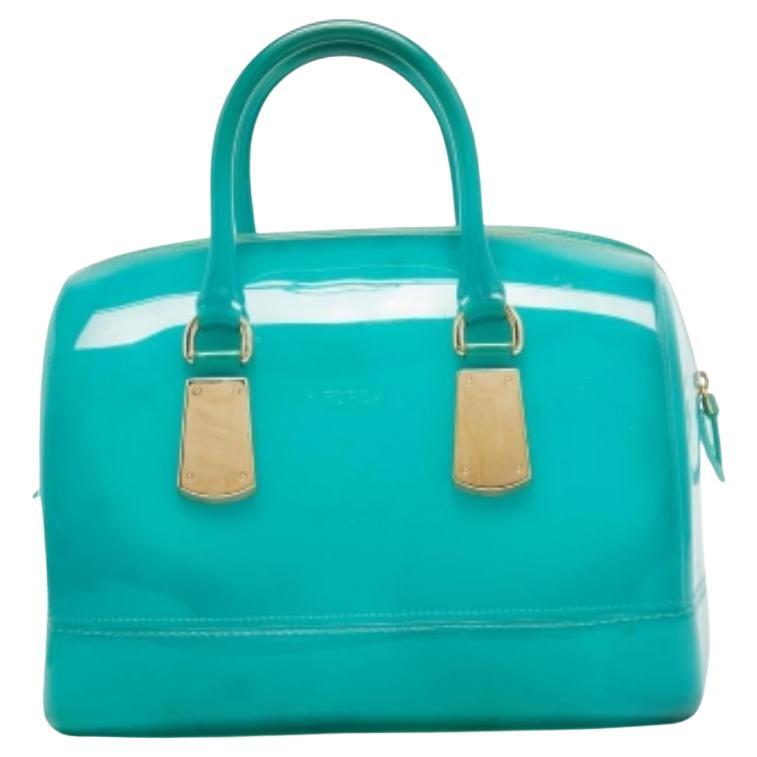 Cartera de Goma Furla Verde Caramelo en venta