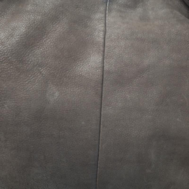 Furla Grau Leder Hobo im Angebot 3