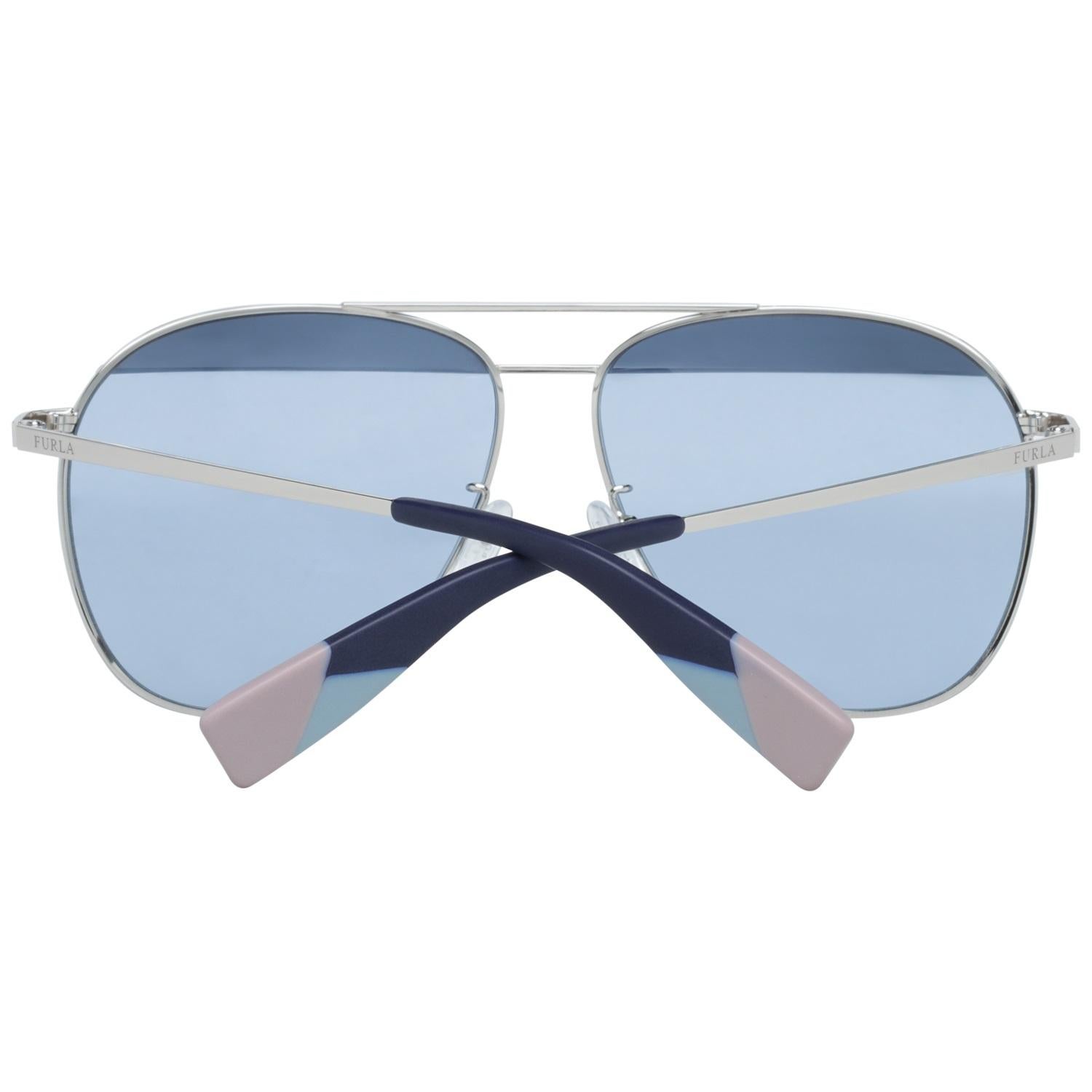 Purple Furla Mint Women Silver Sunglasses SFU236 590523 59-13-138 mm