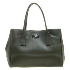 Loro Piana green shoulder bag at 1stDibs