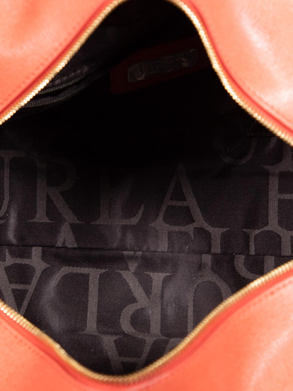 Furla Orange Saffiano Leather Handbag & Coin Purse 2