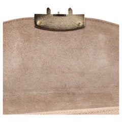 Furla Pink Leather Metropolis Envelope Wristlet Clutch