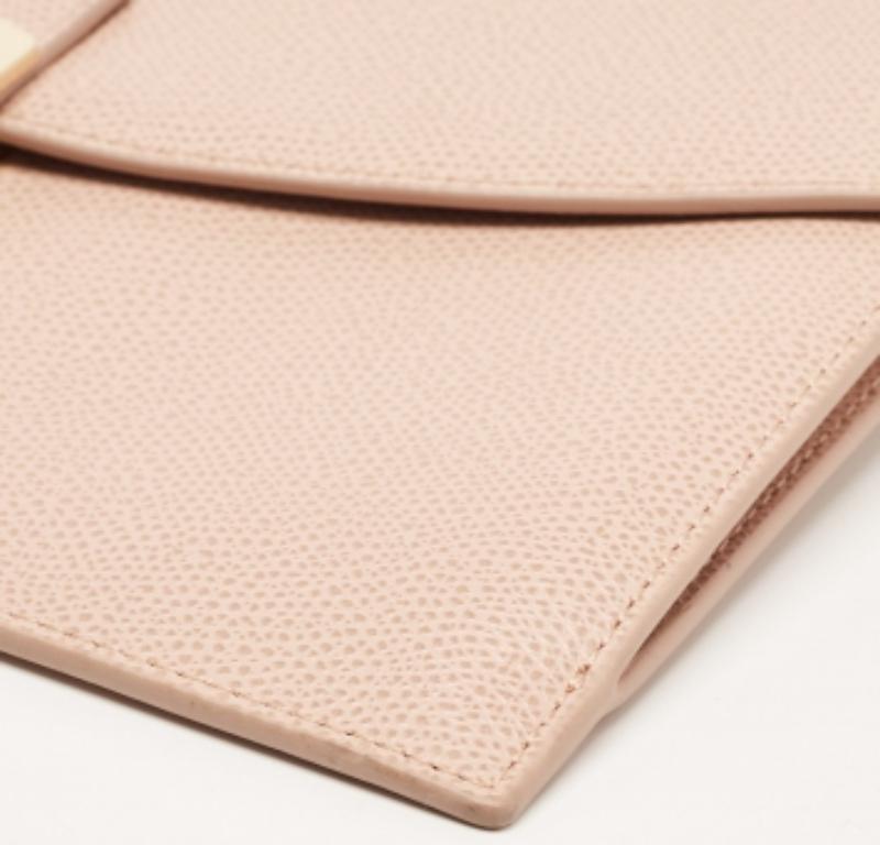Pochette da polso Furla Metropolis in pelle rosa in vendita 4