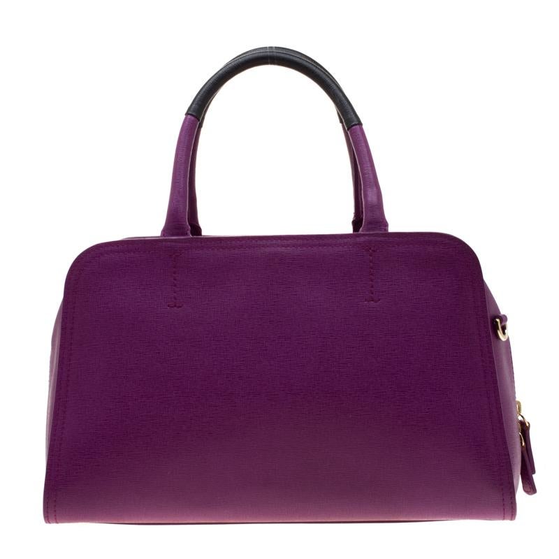 Furla Purple Leather Satchel For Sale at 1stDibs furla purple handbag purple satchel furla montreal