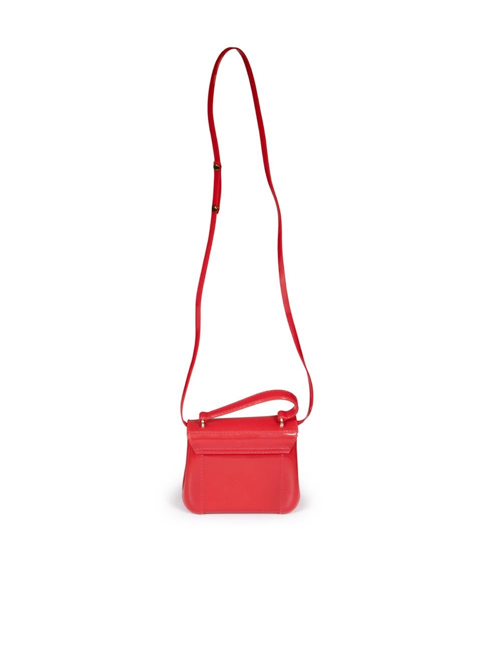 Furla Red Candy Bon Bon Mini Crossbody Bag In Good Condition For Sale In London, GB