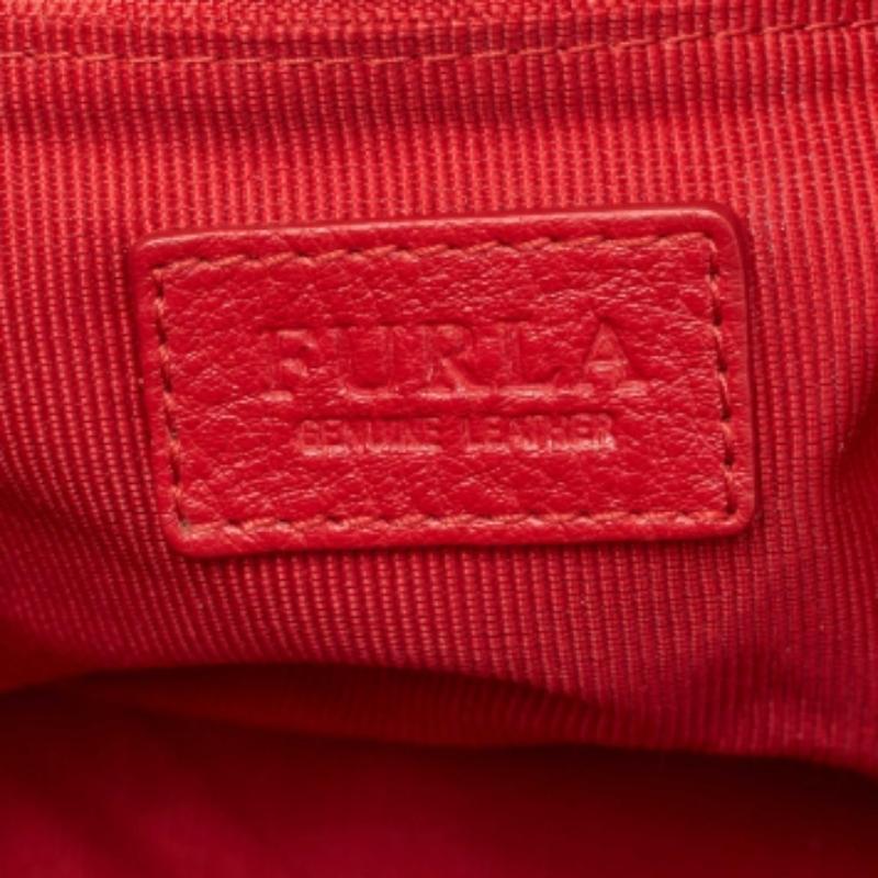 Rosso Borsa Furla Arianna in pelle rossa in vendita