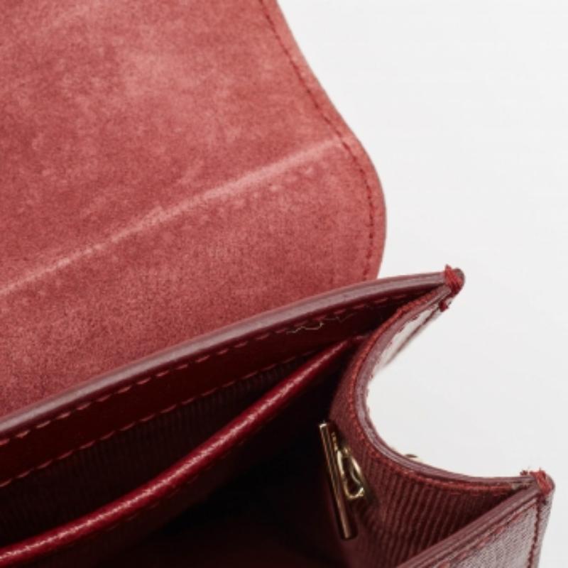 Bolso de hombro Furla Metropolis de piel roja en venta 5