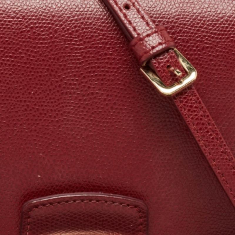 Bolso de hombro Furla Metropolis de piel roja en venta 1